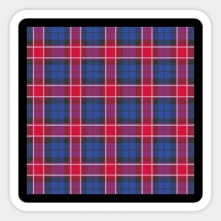 Graham Of Menteith Pink Plaid Tartan Scottish Sticker